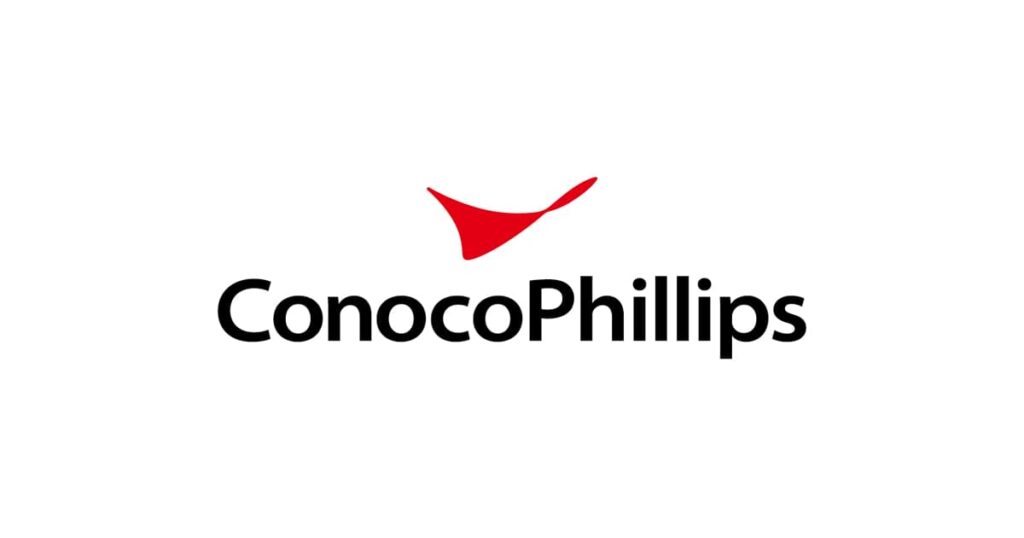 DCF fair value range for ConocoPhillips stock vs current price